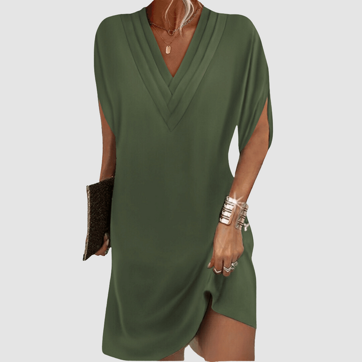 Brinley Elegant Dress with Half Sleeves