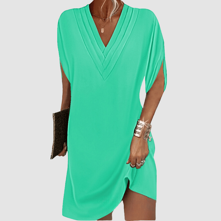 Brinley Elegant Dress with Half Sleeves