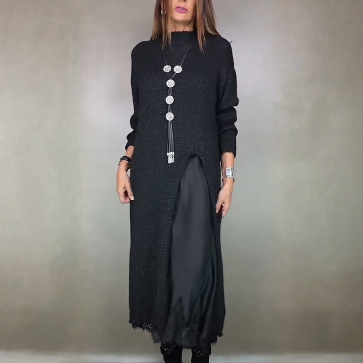 LAUREN | LAYERED KNIT DRESS