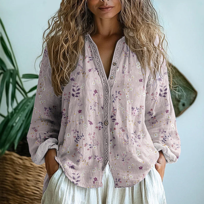 Sienna | Vintage Leaf Blouse