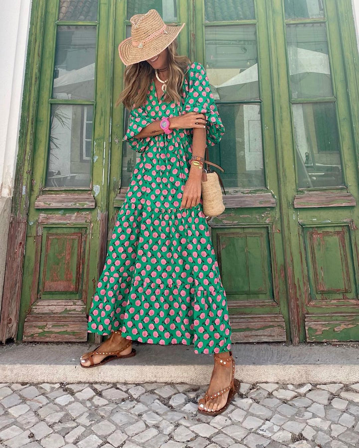 Zinnia | Bohemian Long Dress