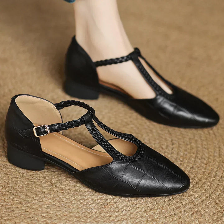Emma | Leather Mary Janes