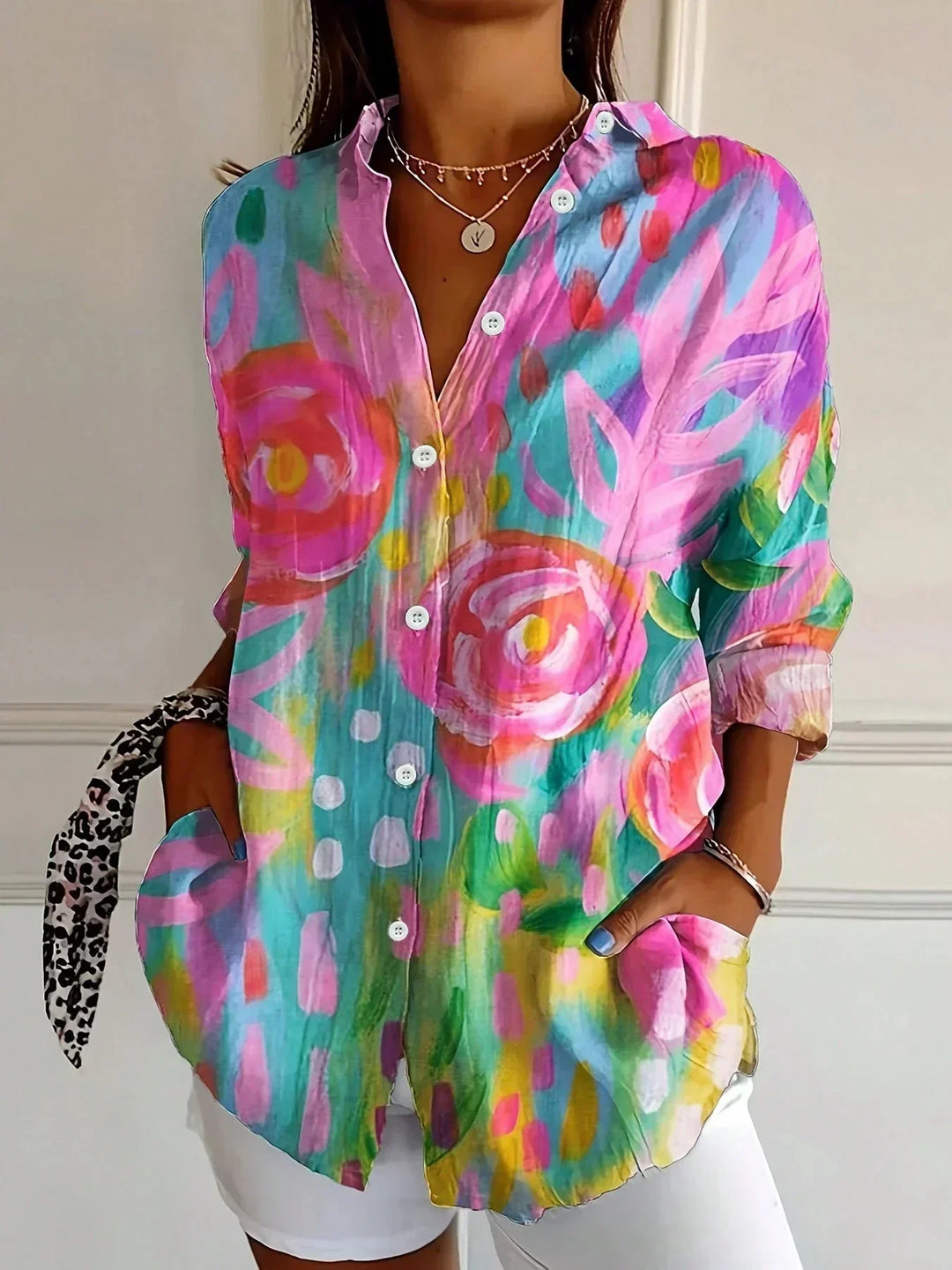 Kennedy | Colorful Pattern Blouse