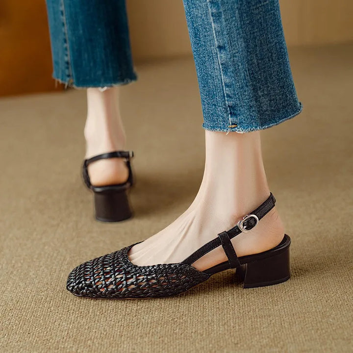 Peyton Mid Heel Sandals