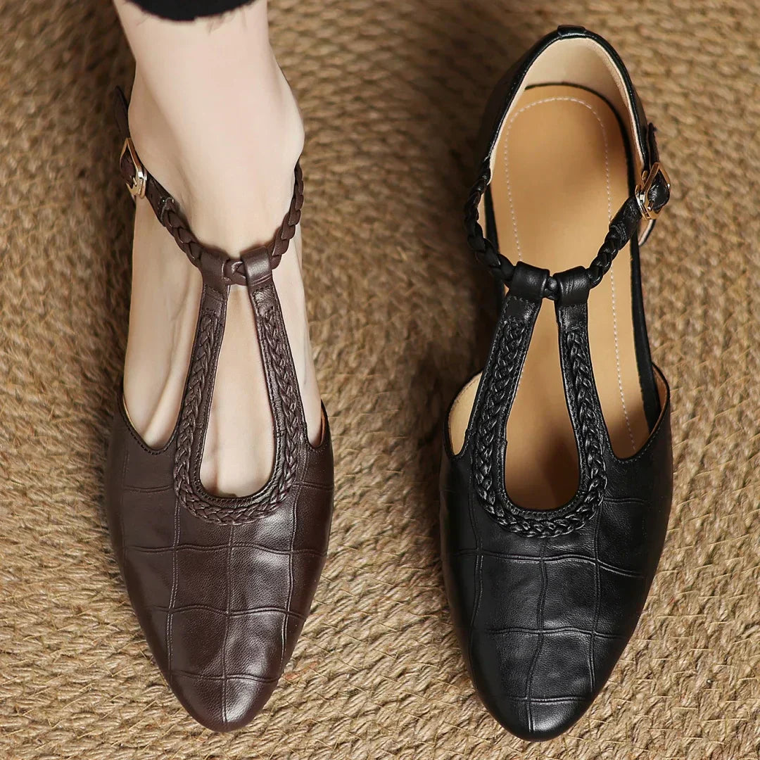 Emma | Leather Mary Janes