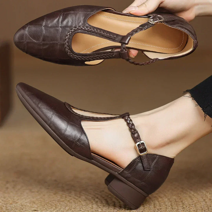 Emma | Leather Mary Janes