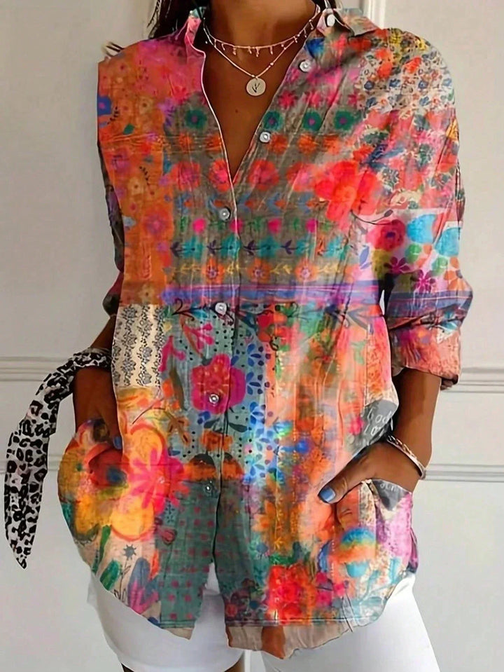Kennedy | Colorful Pattern Blouse