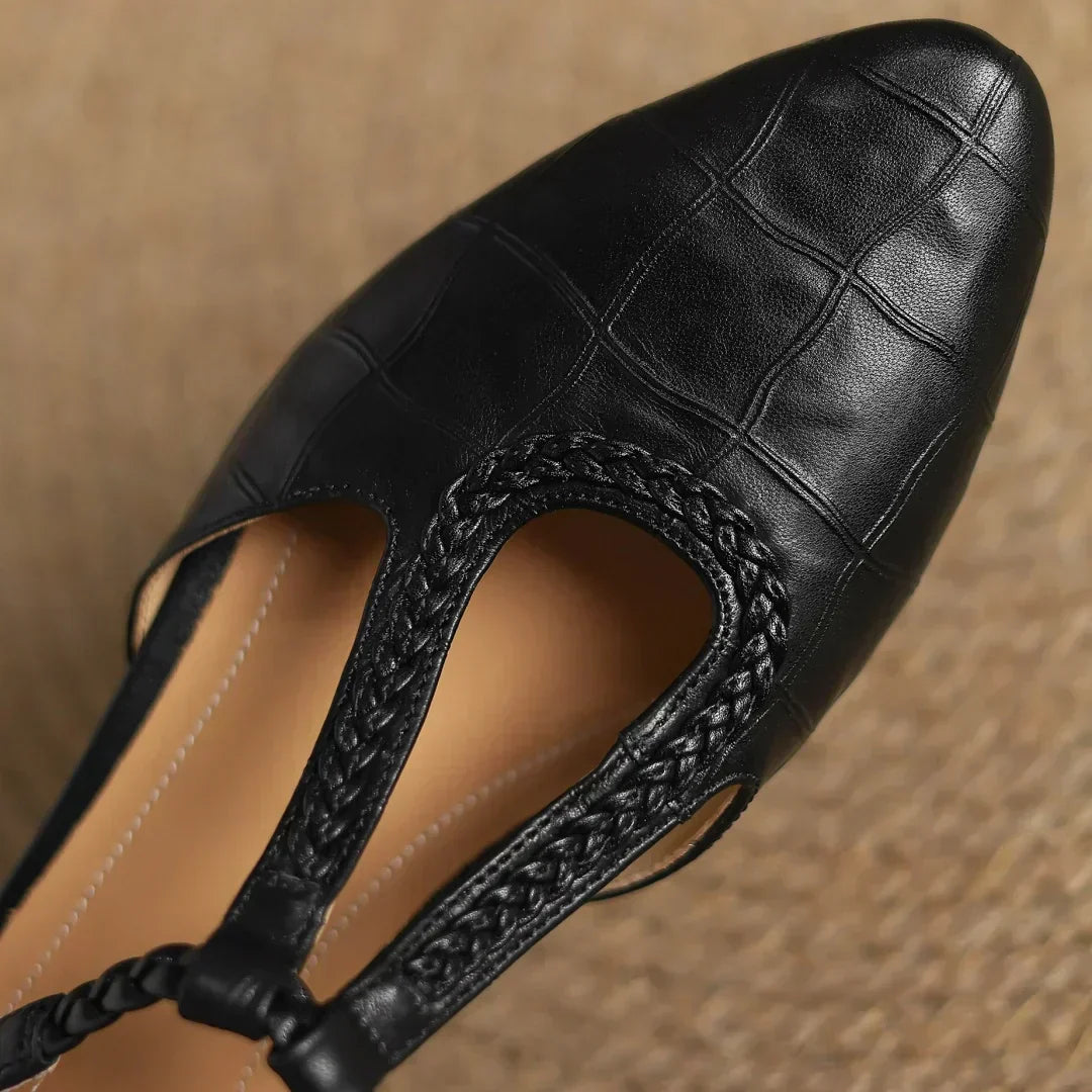 Emma | Leather Mary Janes