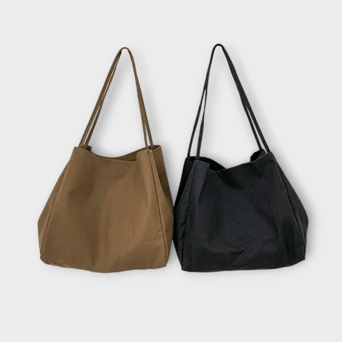 Olivia | High-Quality Large Canvas Shopper Bag