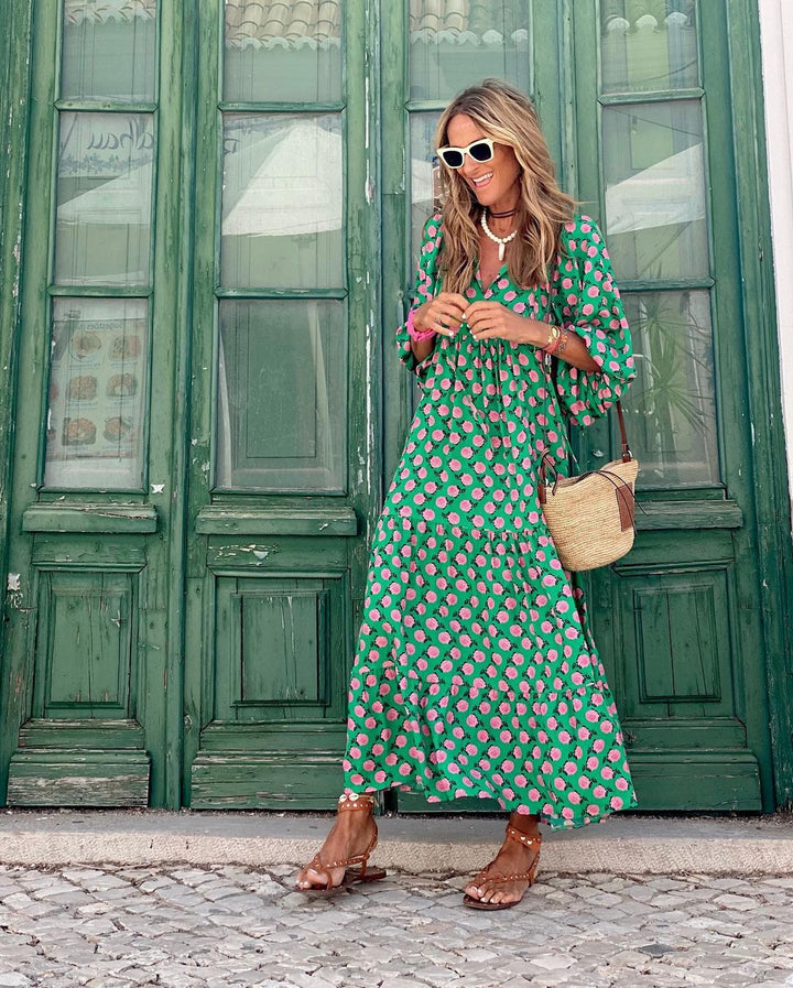 Zinnia | Bohemian Long Dress