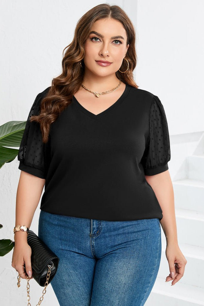 Evelyn | Sleek V-Neck Blouse