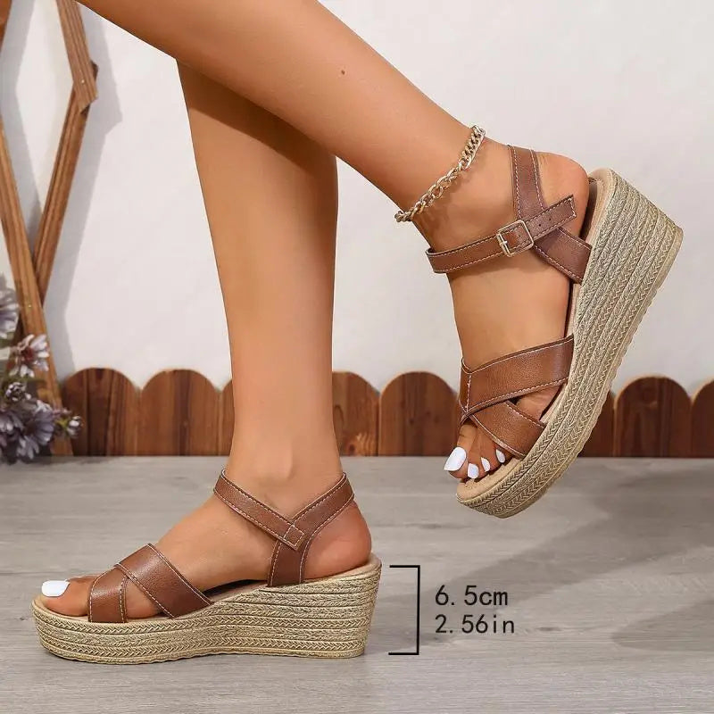 Xanthe | Wedge Sandals