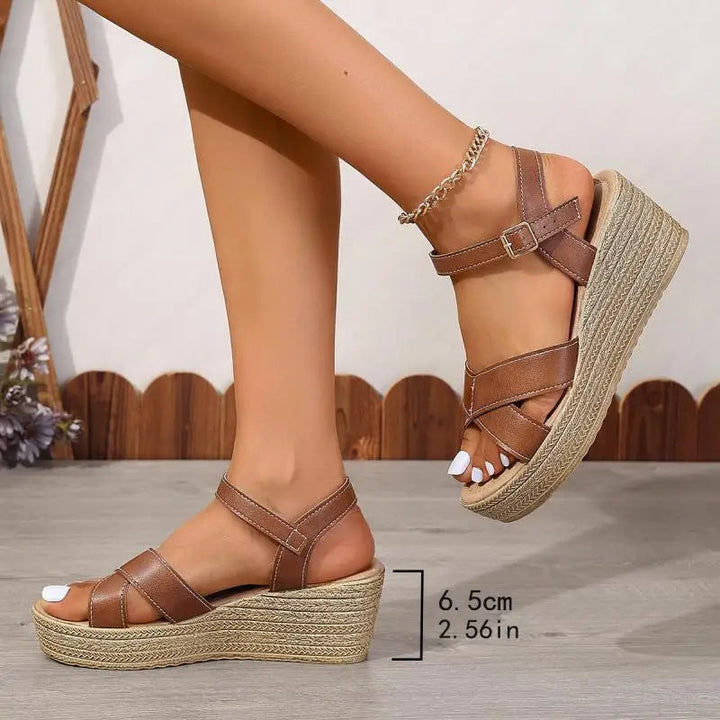 Xanthe | Wedge Sandals