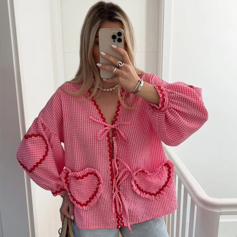 Penelope | Charming Heart Blouse
