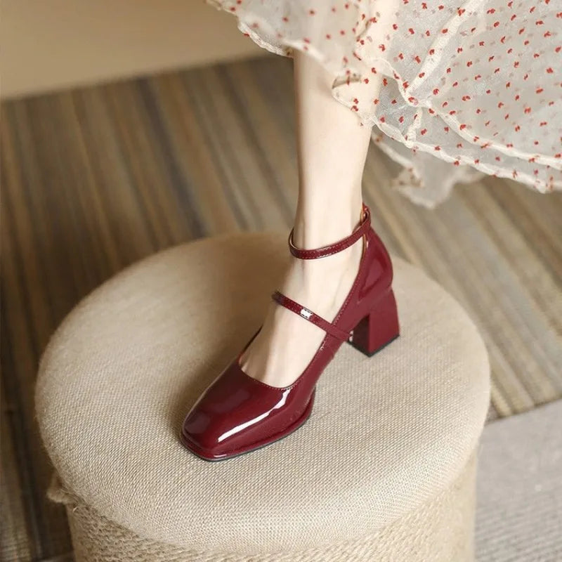 Mara | Elegant Ankle-Strap Pumps