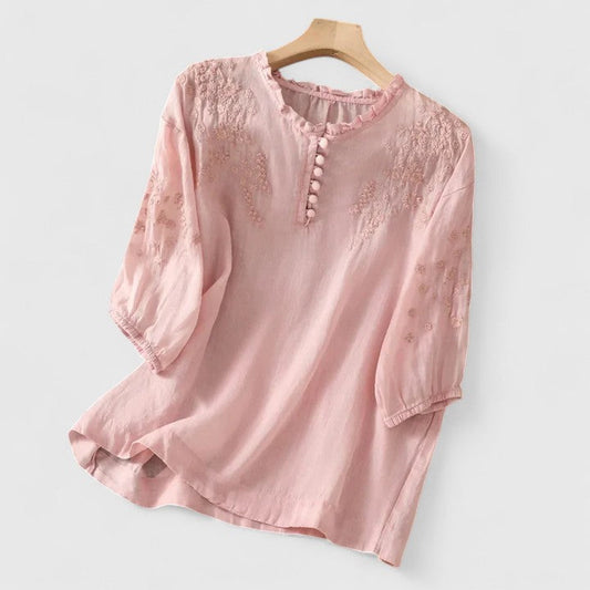 Abigail | Elegant Button-Front Blouse