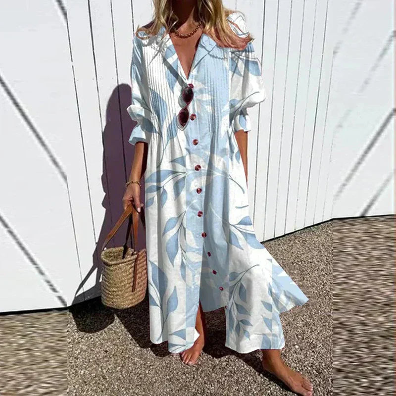 SABINE | V-NECK BOHO DRESS