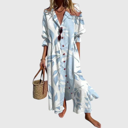 SERAPHINE | BOLD FLORAL MAXI DRESS