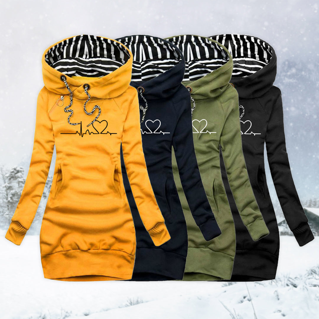 CRISTINA | HEARTBEAT SWEATER DRESS