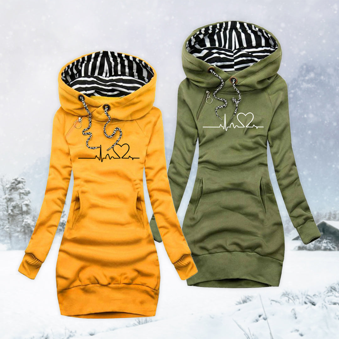 CRISTINA | HEARTBEAT SWEATER DRESS