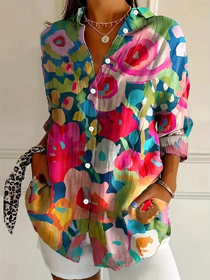 Kennedy | Colorful Pattern Blouse