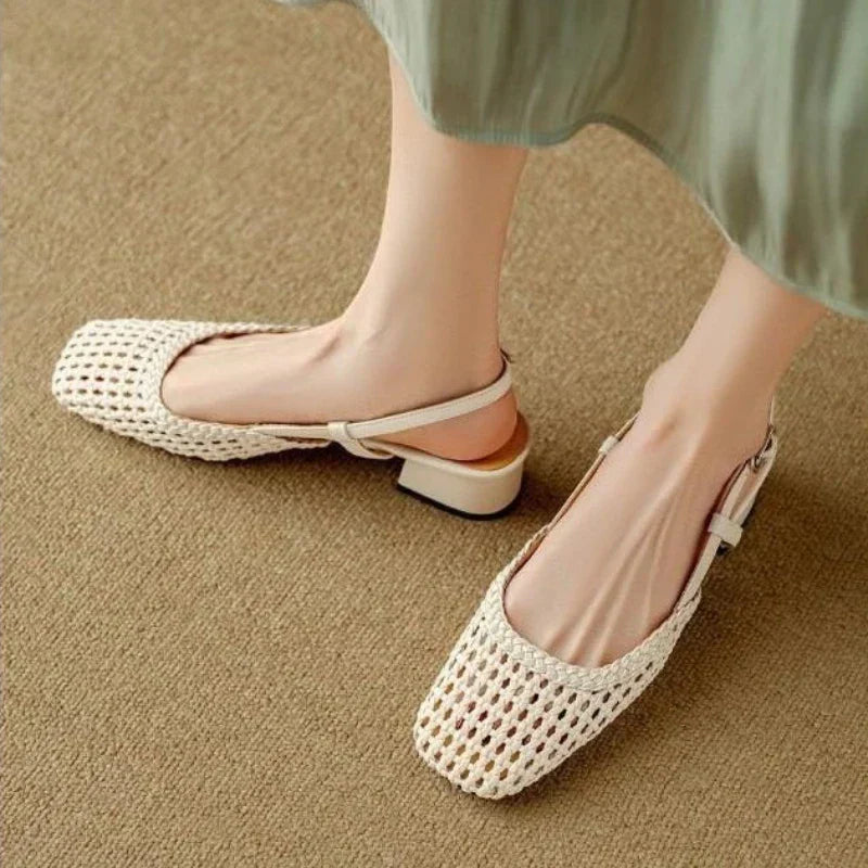 Peyton Mid Heel Sandals