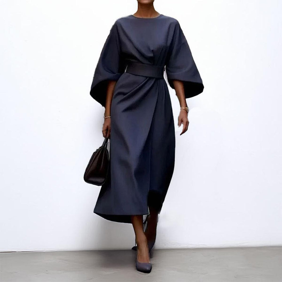 LUCY | Satin Batwing Maxi Dress