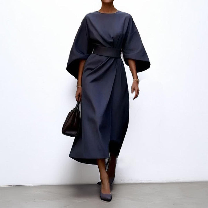 LUCY | Satin Batwing Maxi Dress