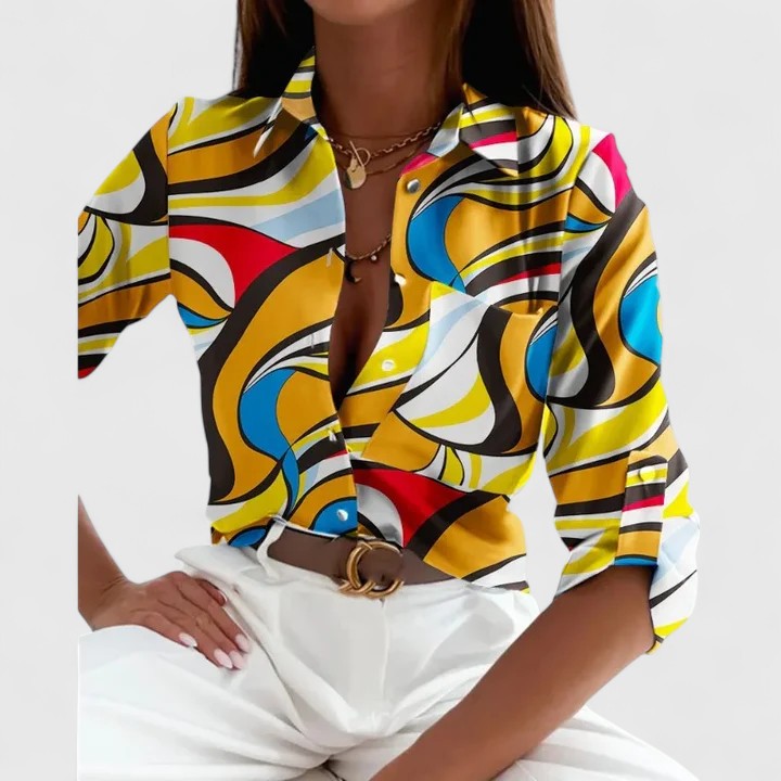 Kennedy | Elegant Long Sleeve Blouse