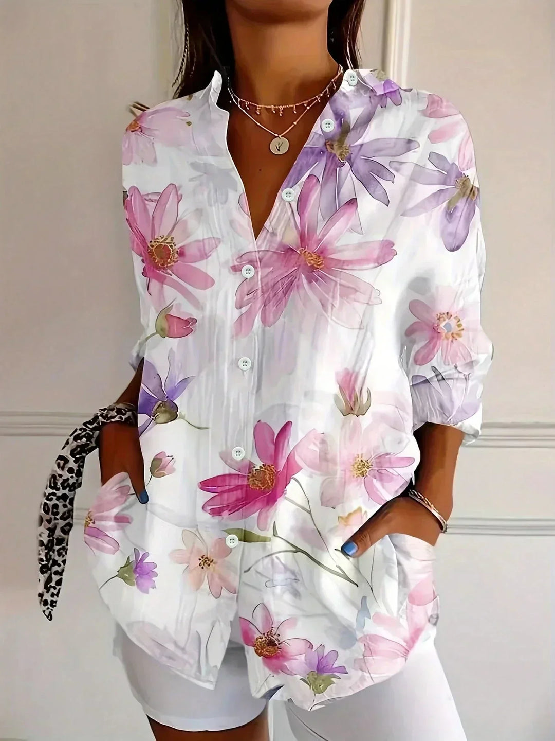 Kennedy | Colorful Pattern Blouse