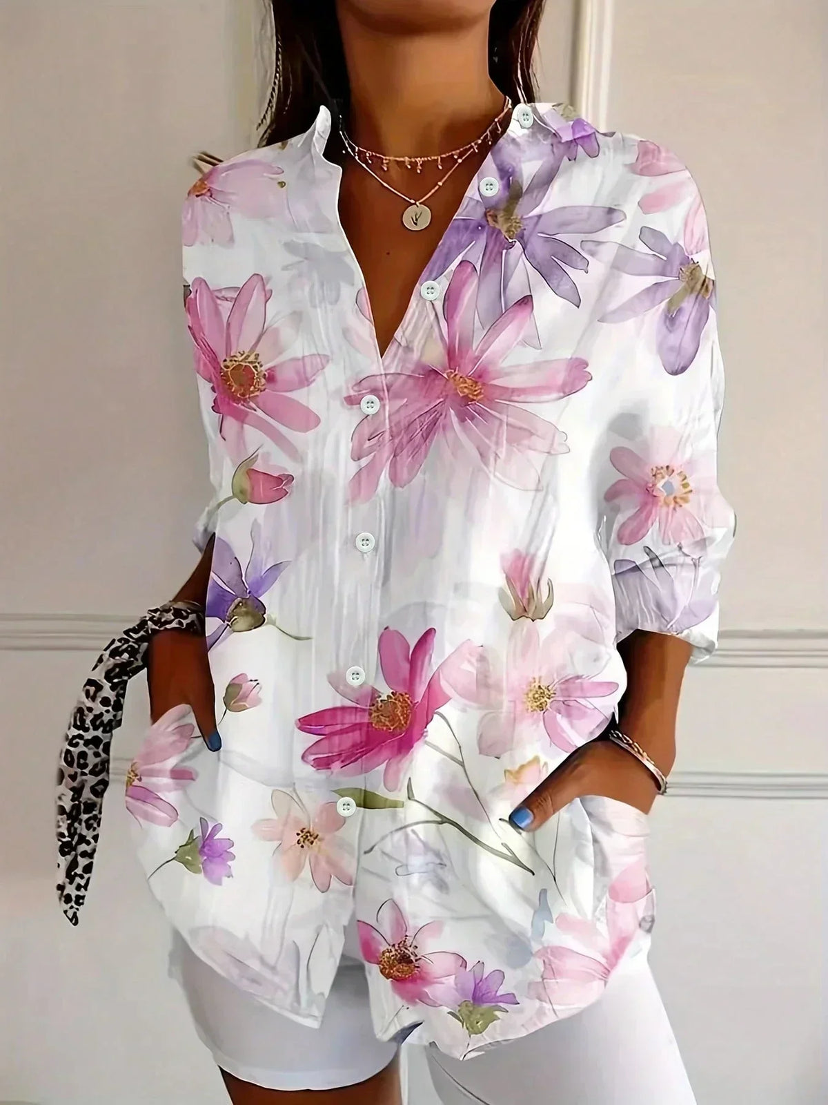 Kennedy | Colorful Pattern Blouse