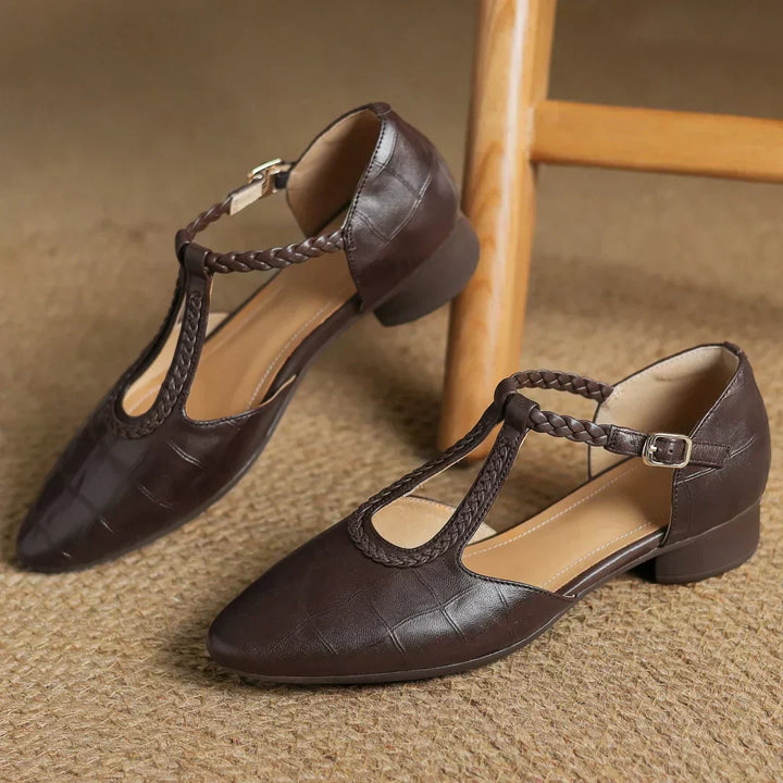 Emma | Leather Mary Janes