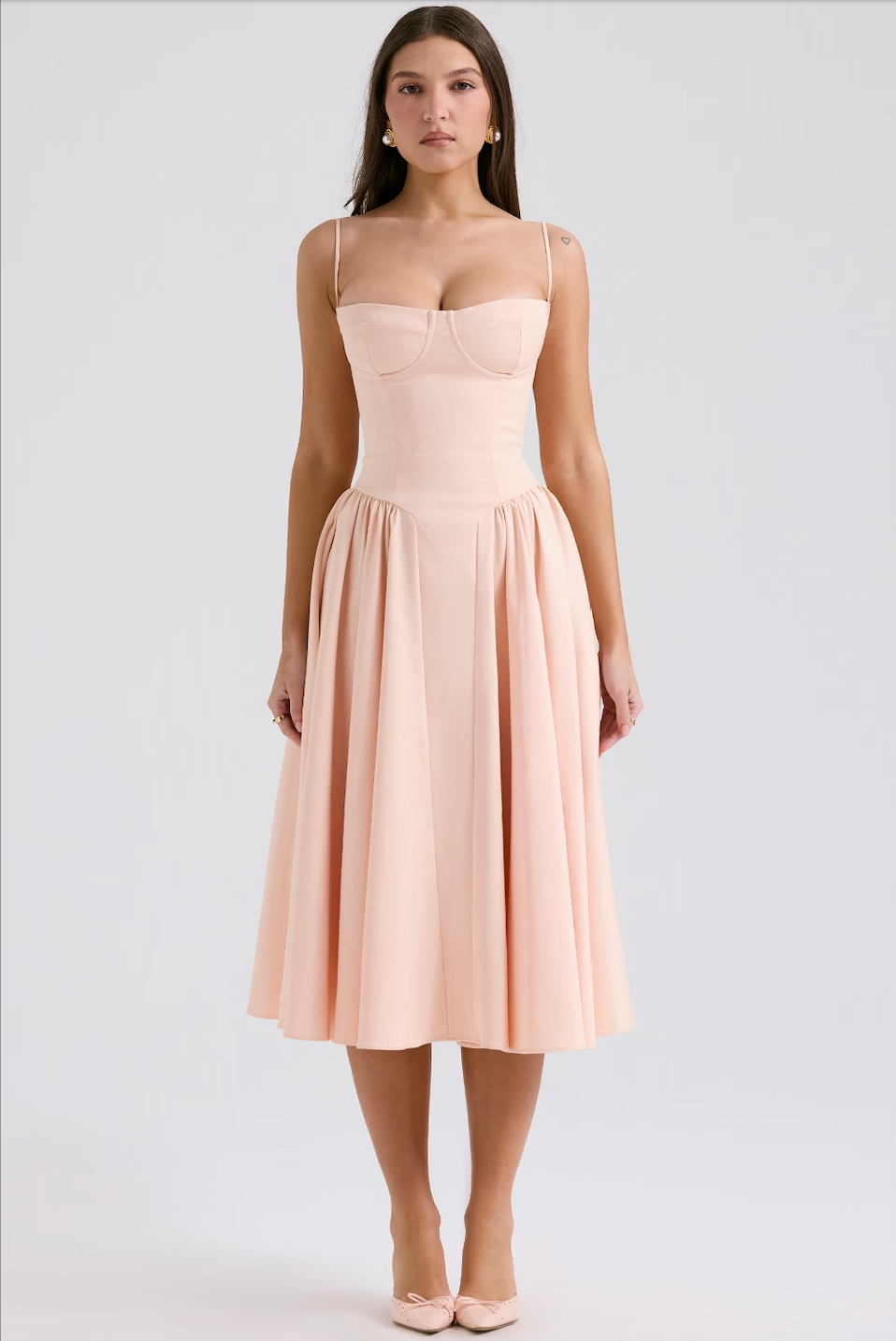 BRIALLEN | STRUCTURED A-LINE DRESS