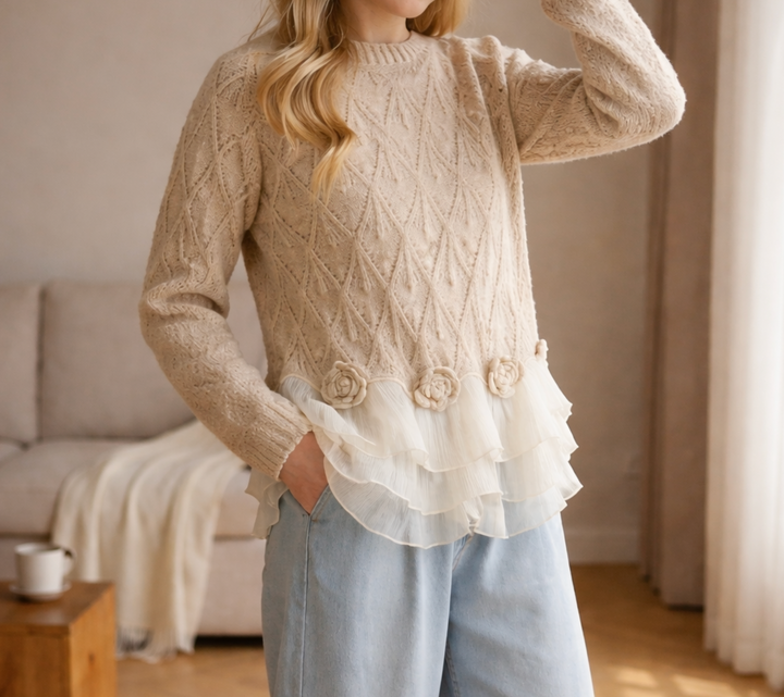 Leah - Ruffle Cardigan