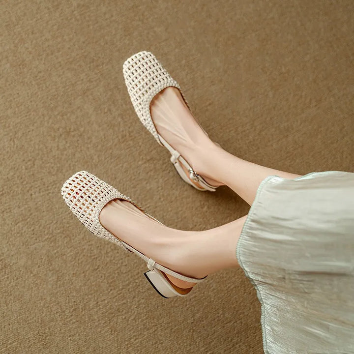 Peyton Mid Heel Sandals