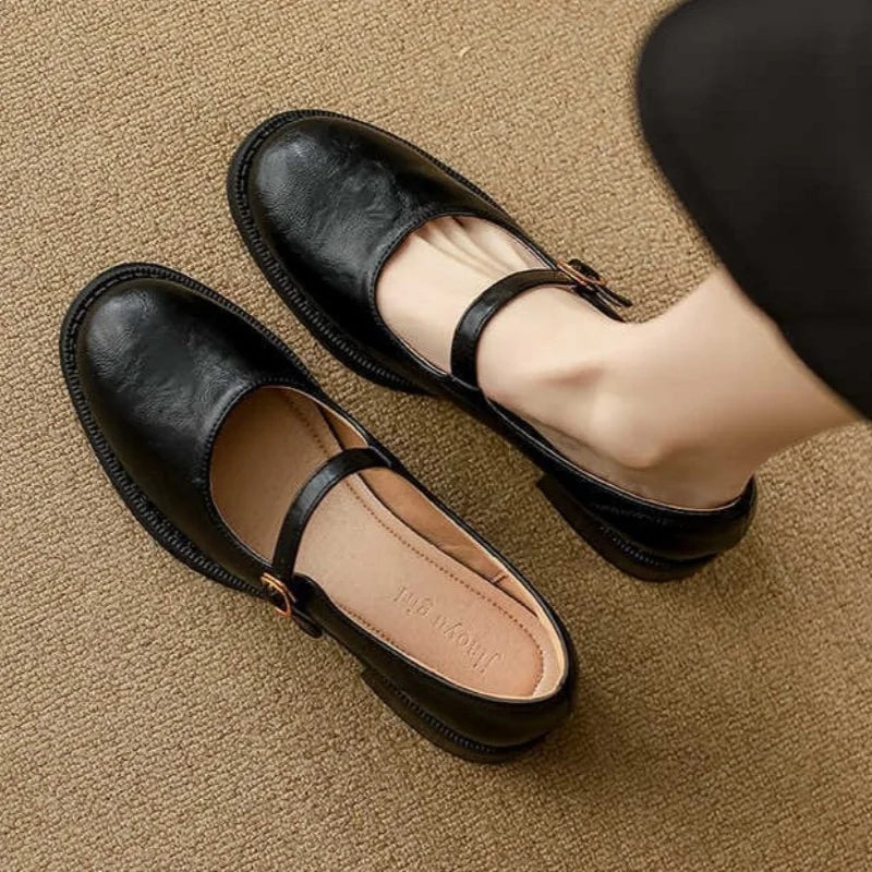 Maria | Classic Comfort Mary Janes Made Of Leather