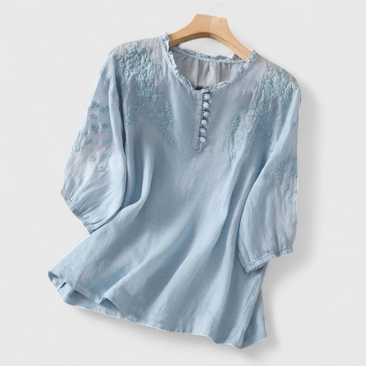 Abigail | Elegant Button-Front Blouse