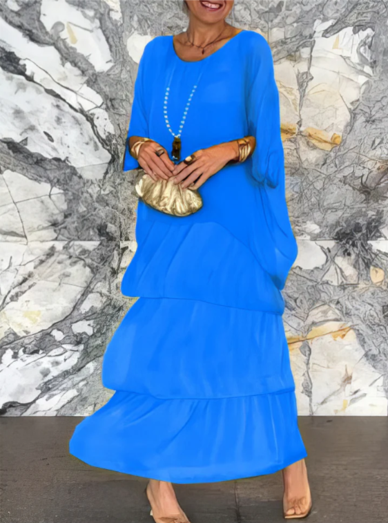 Amelia | Elegant Flowing Maxi Dress