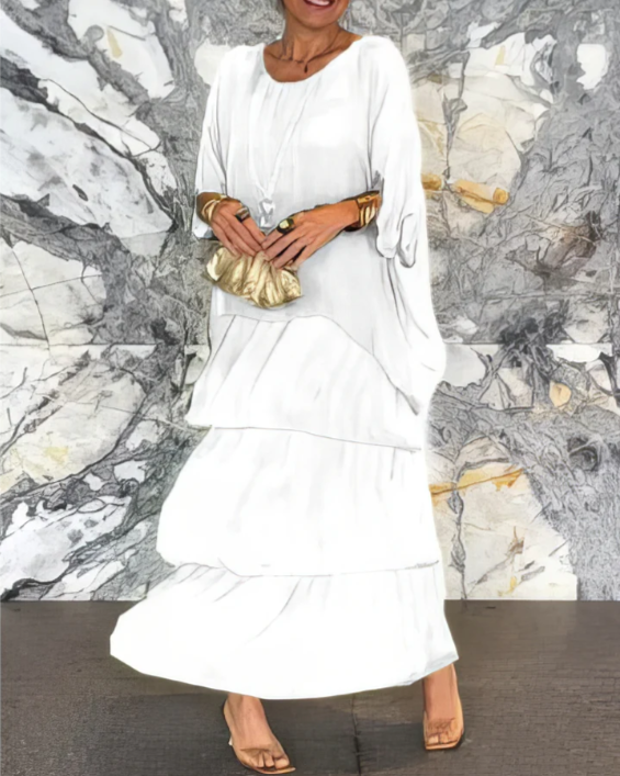 Amelia | Elegant Flowing Maxi Dress