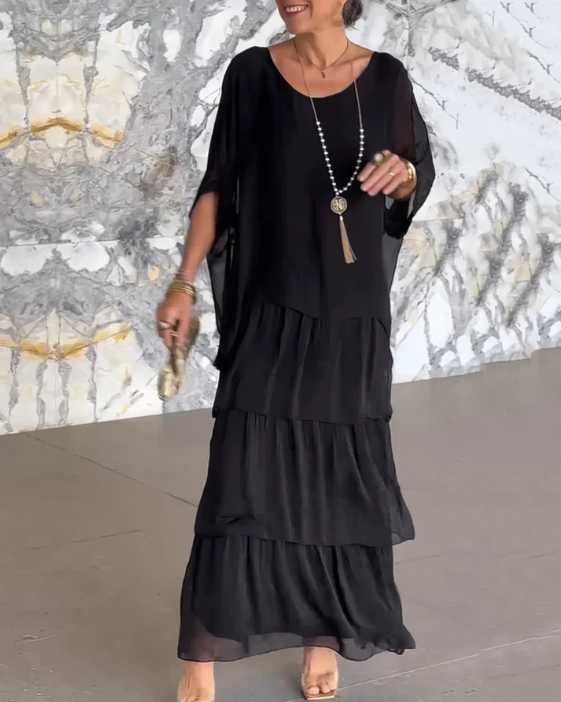 Amelia | Elegant Flowing Maxi Dress