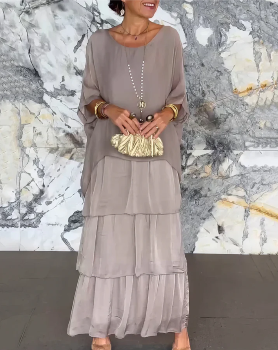 Amelia | Elegant Flowing Maxi Dress