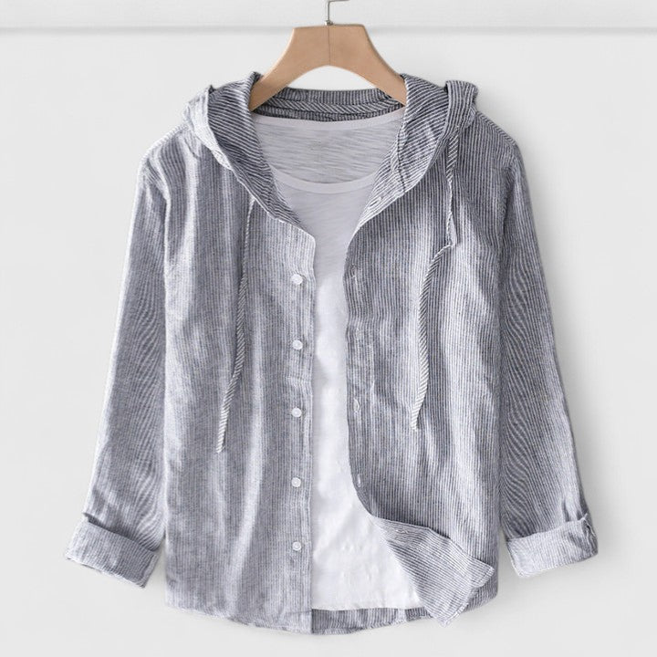 Ariel | Elegant Hooded Blouse