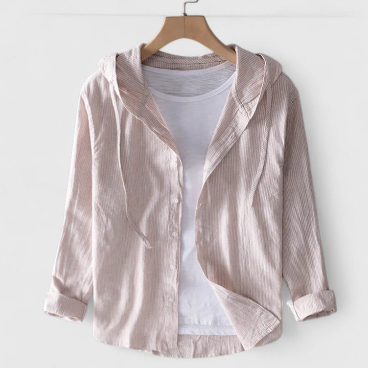 Ariel | Elegant Hooded Blouse