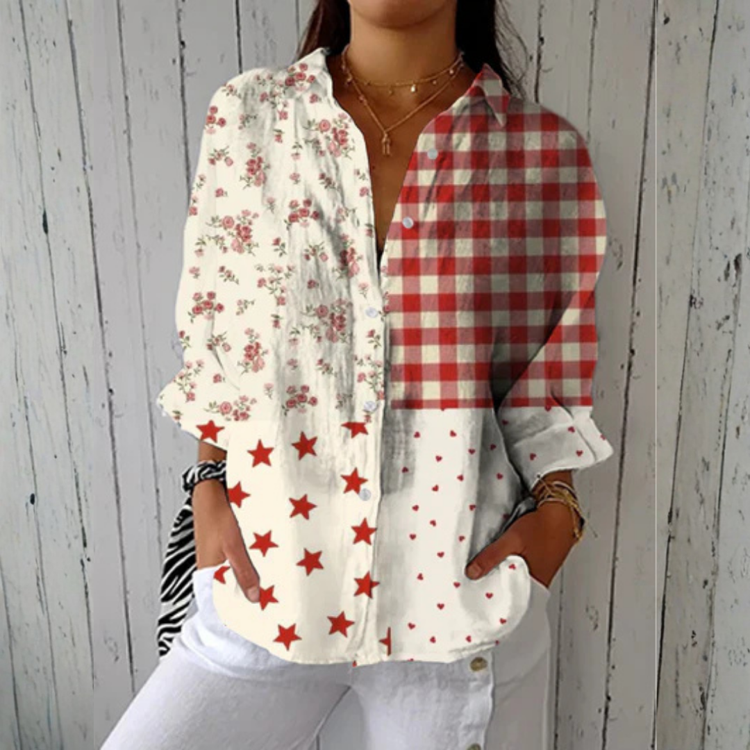 Aurelia | Country Patchwork Blouse