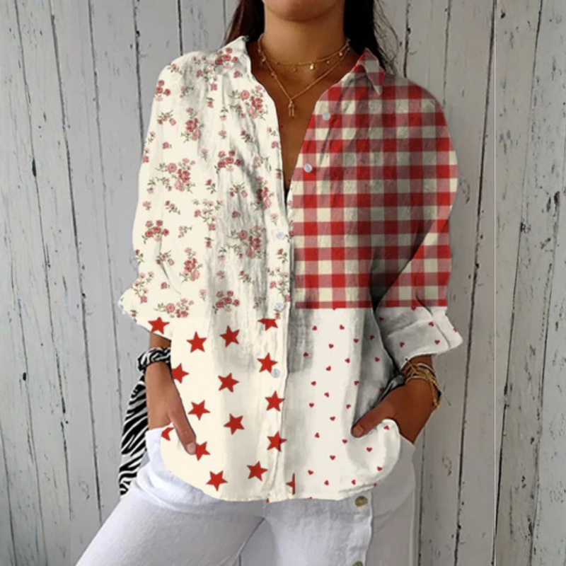 Aurelia | Country Patchwork Blouse
