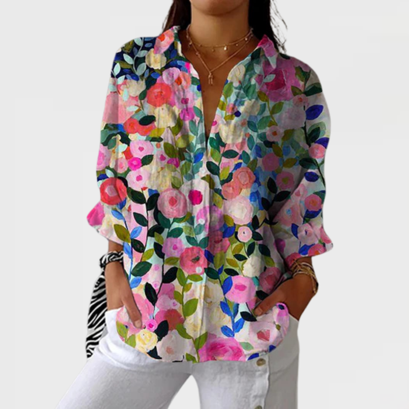 Finley | Bloom Canvas Blouse