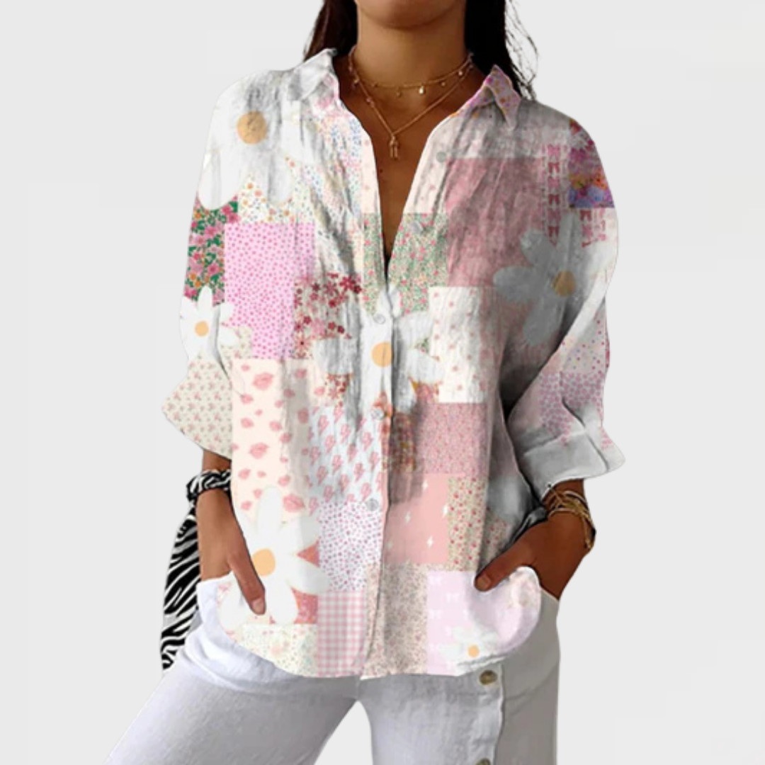 Lennox | Patchwork Daisy Blouse