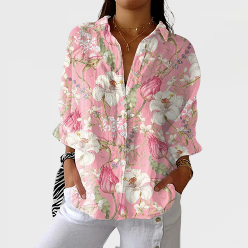 Jade | Elegant Bloom Blouse