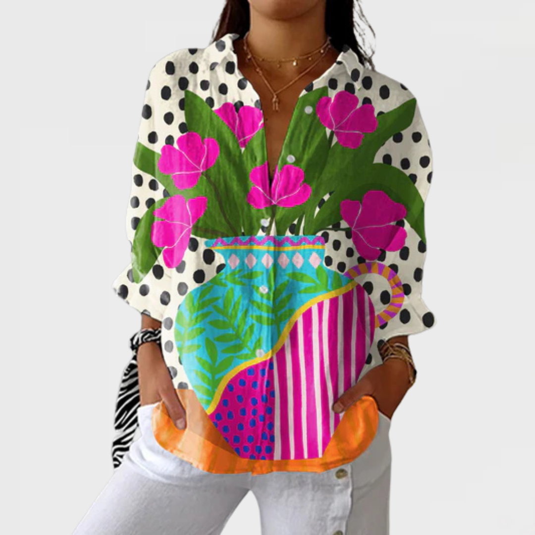 Brooke | Blooming Vase Blouse