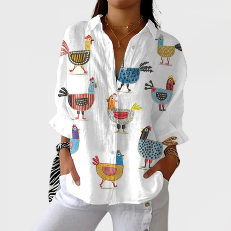 Sienna | Playful Hen Blouse